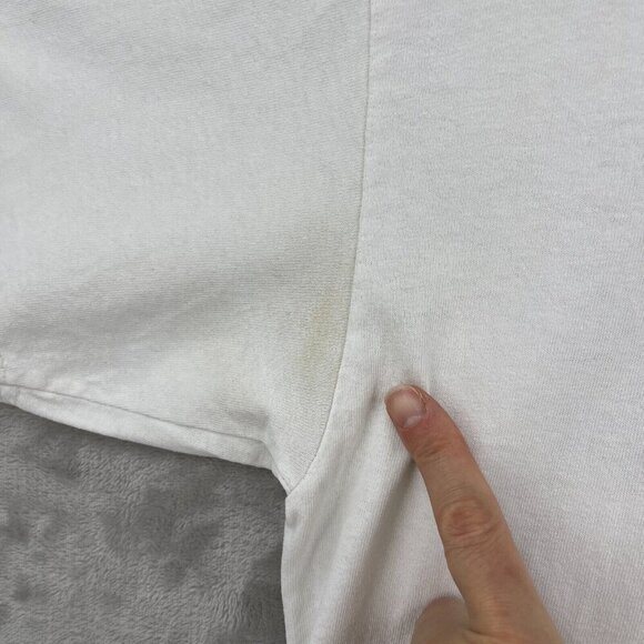 Vintage 2002 Salt Lake City Olympics Adult L Double Sided T-Shirt Tee Distressed - Picture 5 of 13